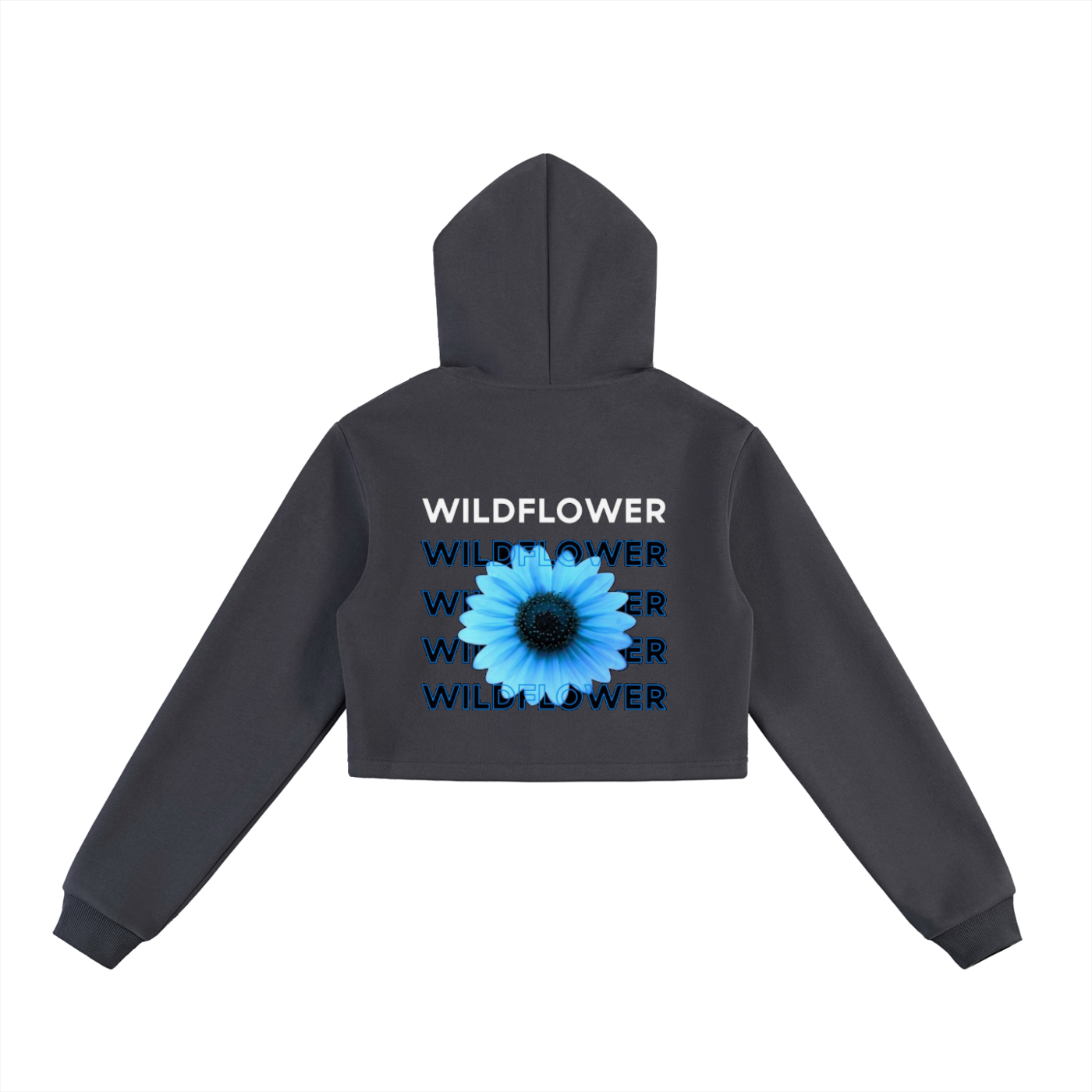 Women's Cropped Zip-Up Hoodie